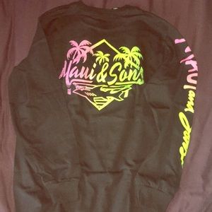 Maui and sons long sleeve t shirt